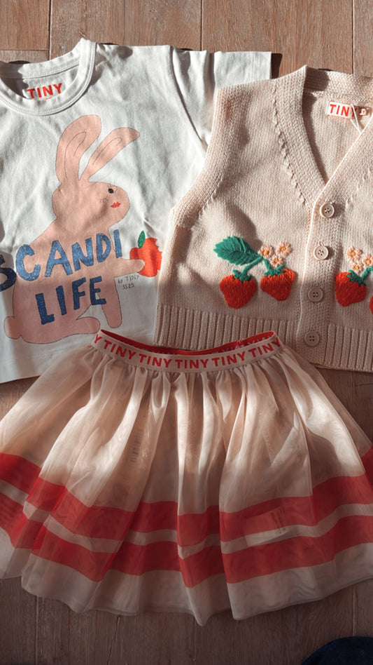 Stripes Tutu Skirt 🏉 TinyCottons Size L