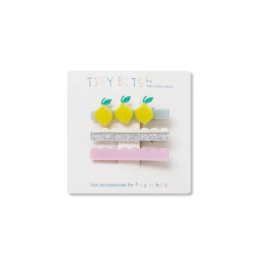 Hair clips Lemons 🍋 Set of 3