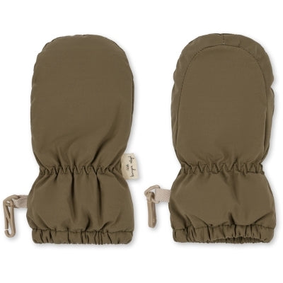 Down mittens Nutti Dusky Green 0-18 months