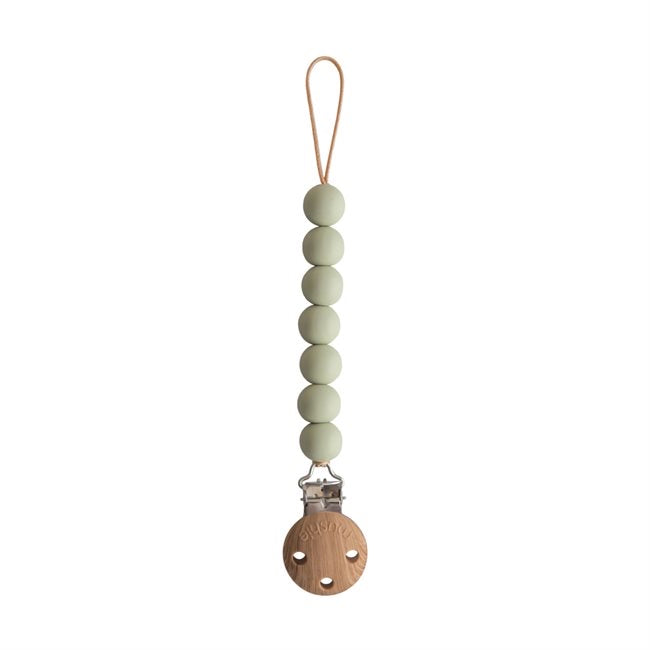 Pacifier chain Halo from Mushie - Sage