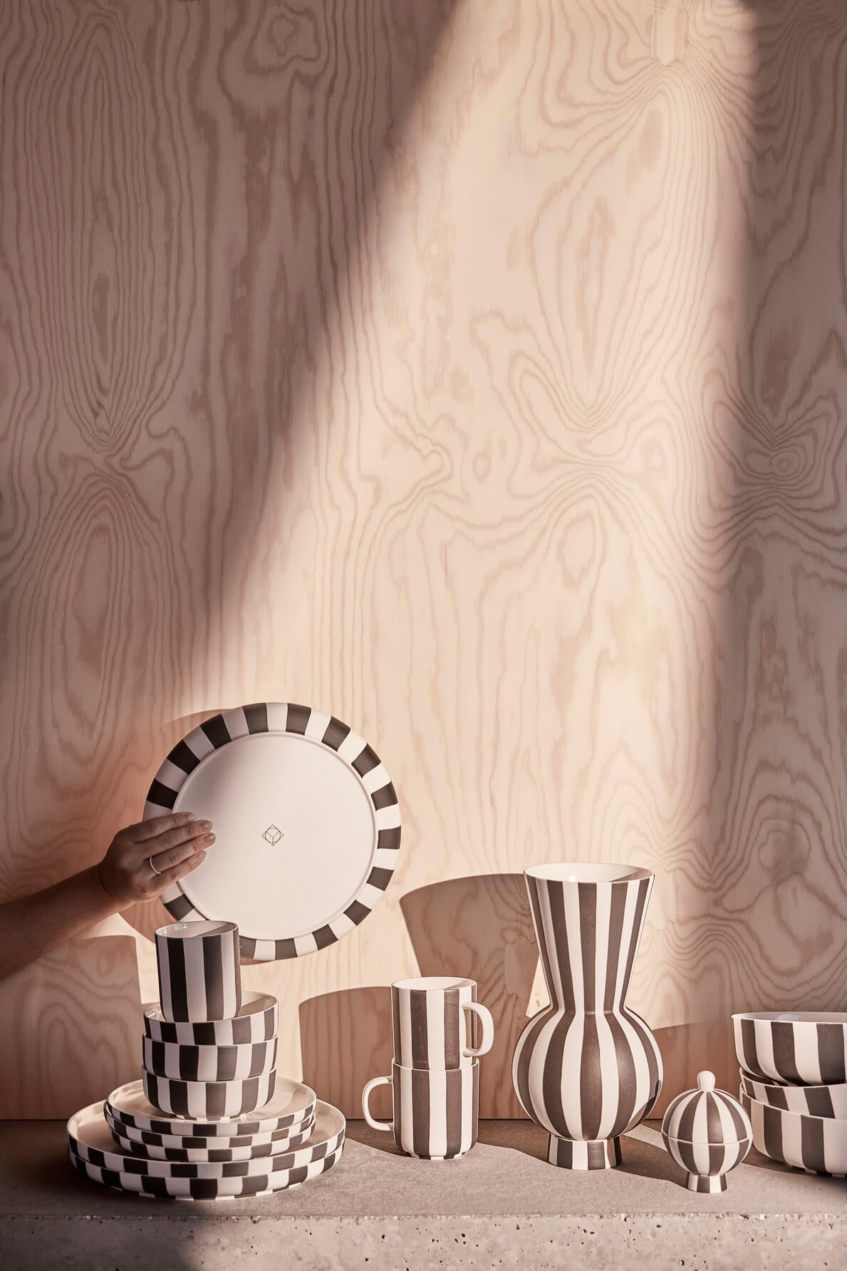 Toppu Bonbonniere OyOy Schwarz/Weiß