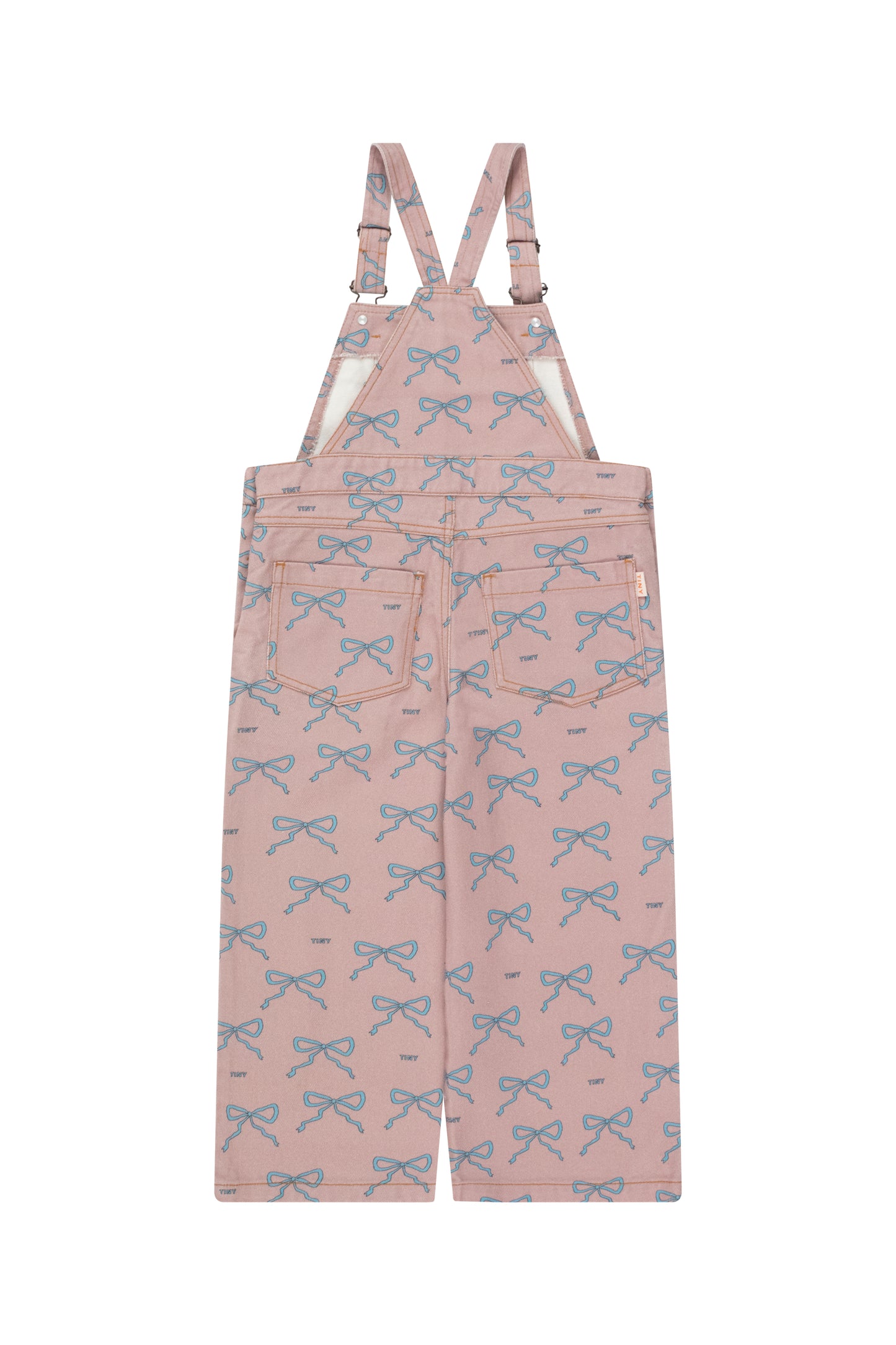 Tinycottons Bows Denim Dungarees