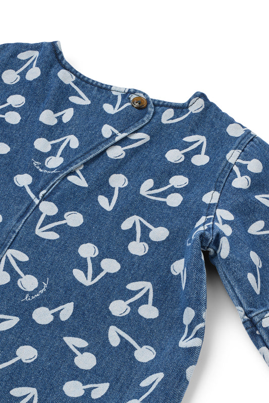 Abito in denim Angelica Cherry Blossom di Liewood