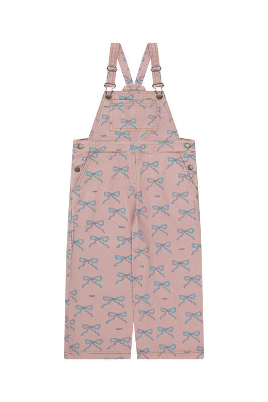 Tinycottons Bows Denim Dungarees