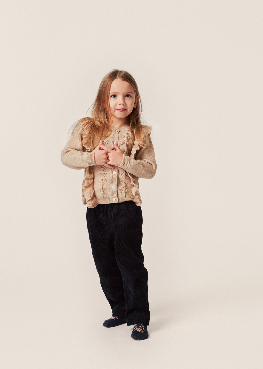 Lässige Cordhose Dunkelblau 2-6 Jahre