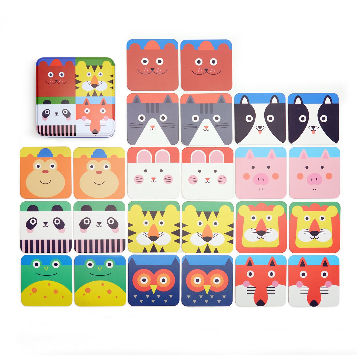 Buntes Memory Spiel On-the-go