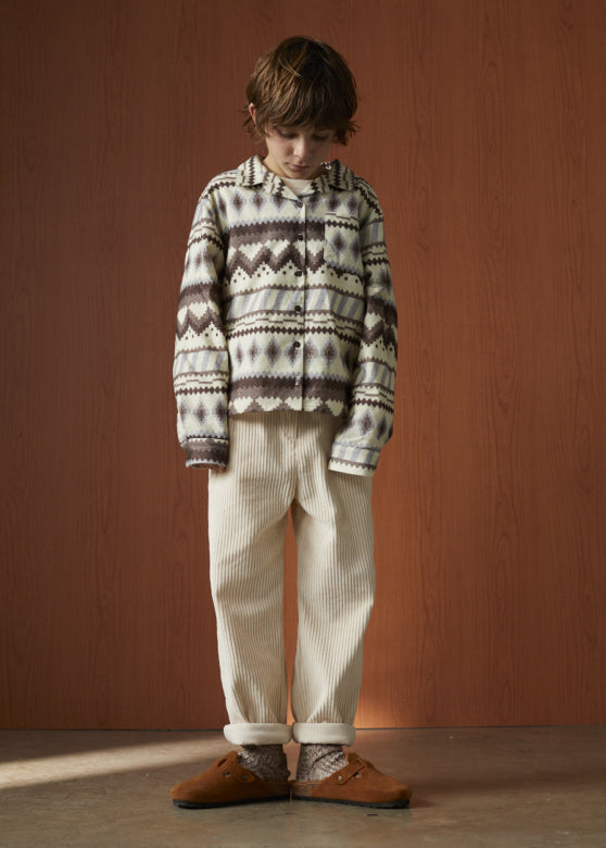 Kirin Flanellshirt Ikat Print The new society