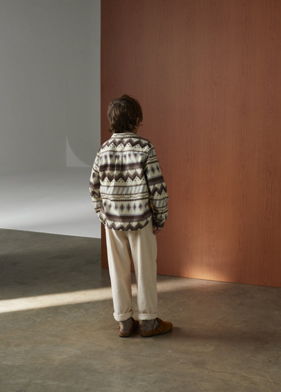 Kirin Flanellshirt Ikat Print The new society