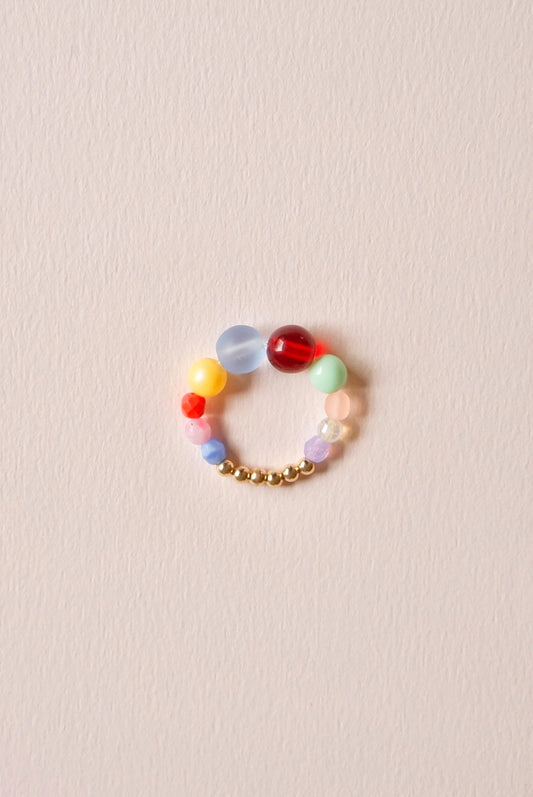 BOULE Ring Summer Edition Mint, Berry, Pale Blue & Yellow