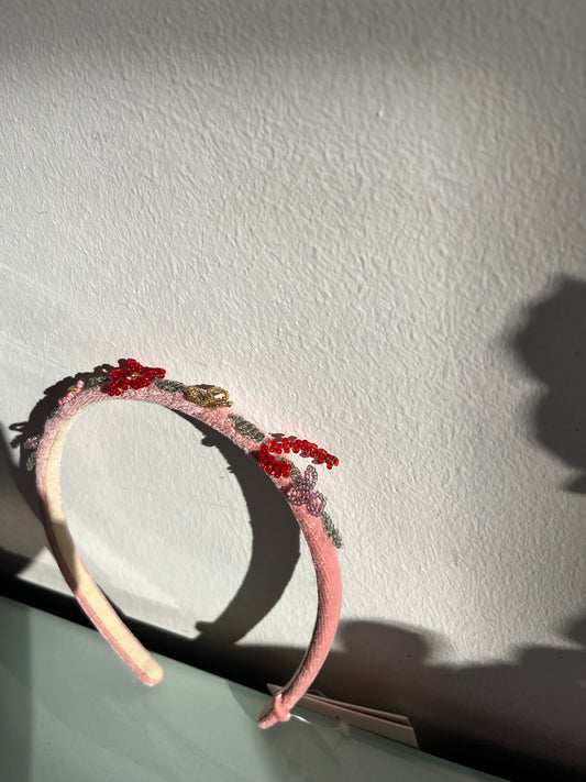 Pearly Flower Hairband Konges Slojd