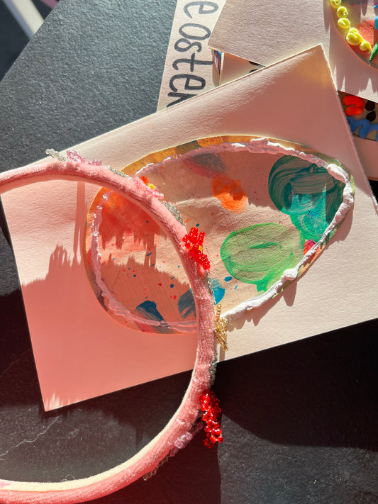 Pearly Flower Hairband Konges Slojd