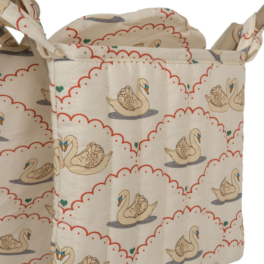 Bambola cigno con passeggino 🦢