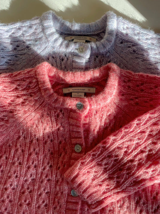 Isa Knitted Cardigan Pink