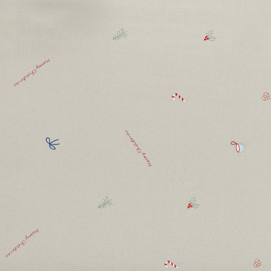 OYOY Weihnachtstischdecke 260x140 cm bestickt