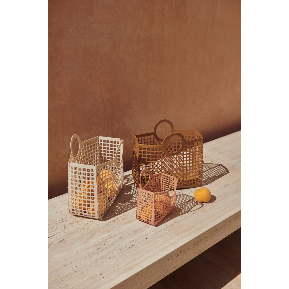 Große Korbtasche Bloom