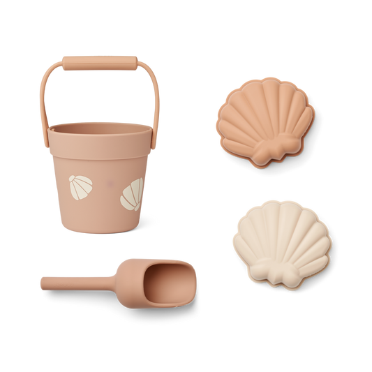 Mini set da gioco con la sabbia conchiglia 🐚 4 pezzi.