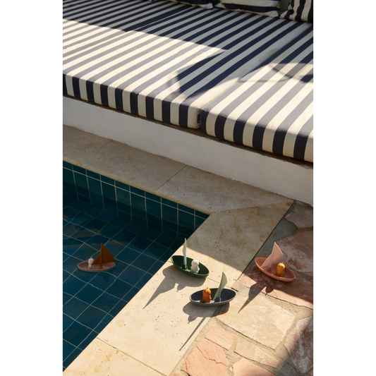 Bath toy ship Ensley Whale blue set of 2