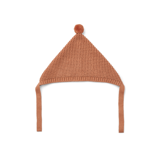 Fresia baby knitted hat Tuscany rose