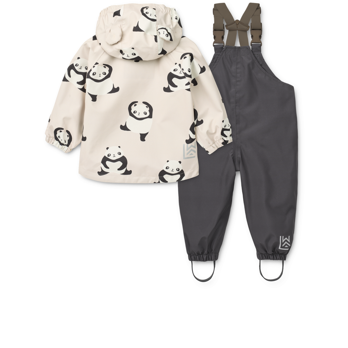 Set Regenjacke und Matschhose Manu Panda 🐼