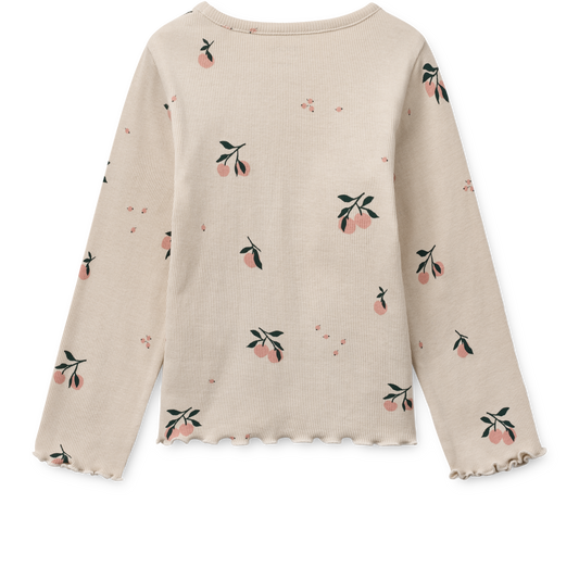 Nieve Printed Longsleeve Leo Pfirsich 🍑 Print