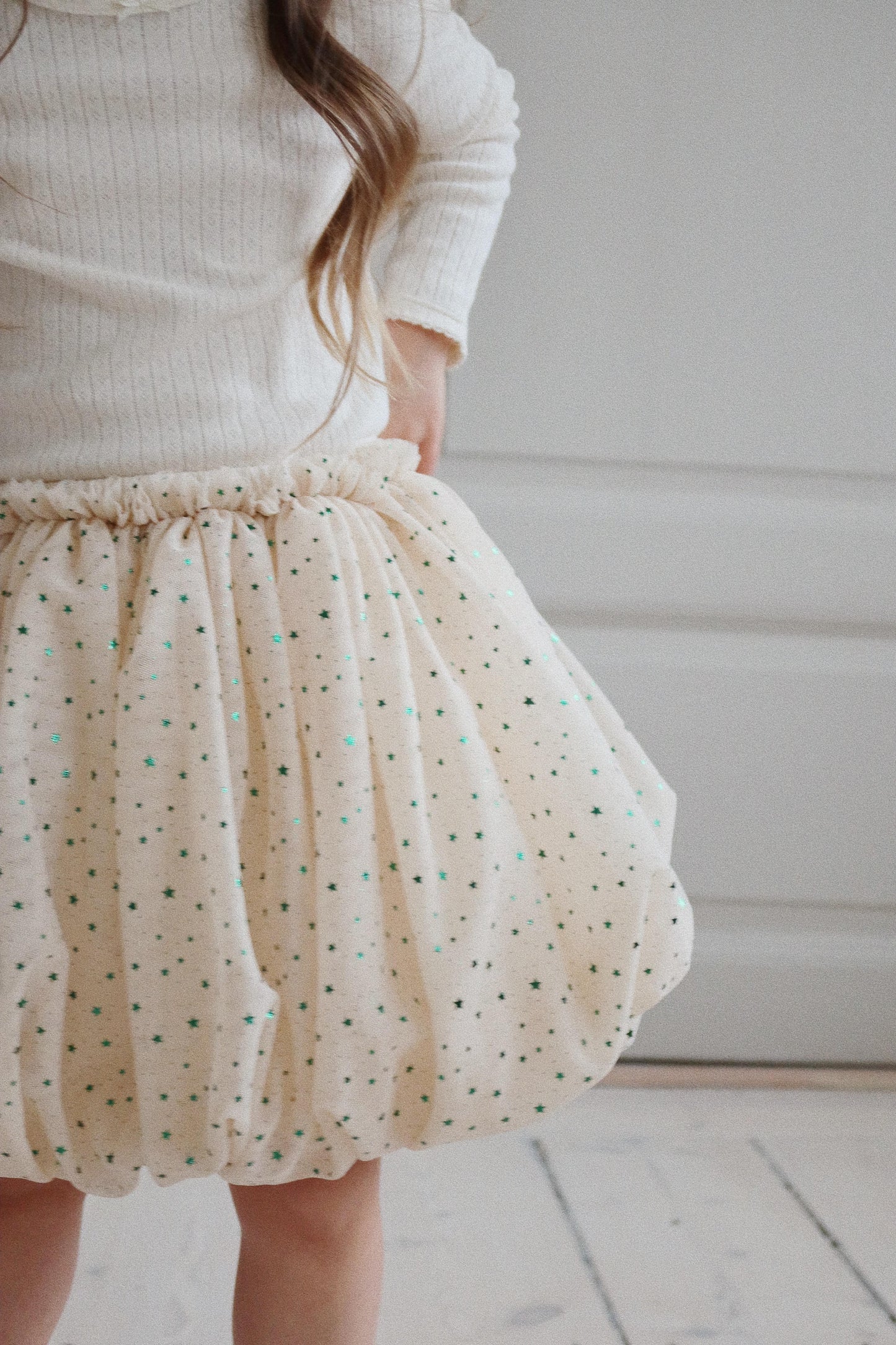 Fairy Balloon Tulle Skirt Nude/Lilac