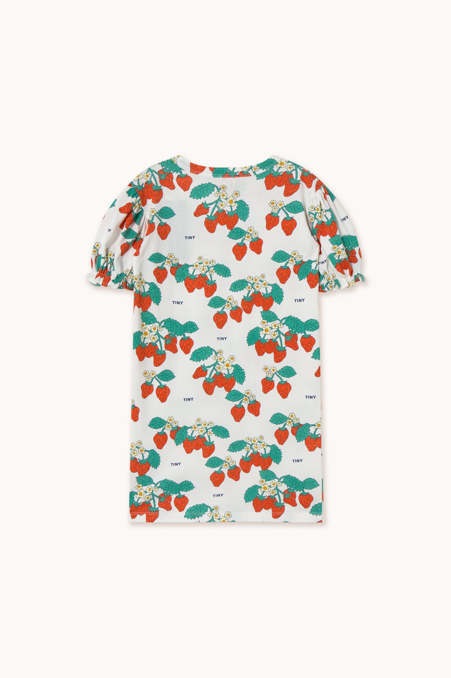 Strawberry Puffärmel Jerseykleid TinyCottons