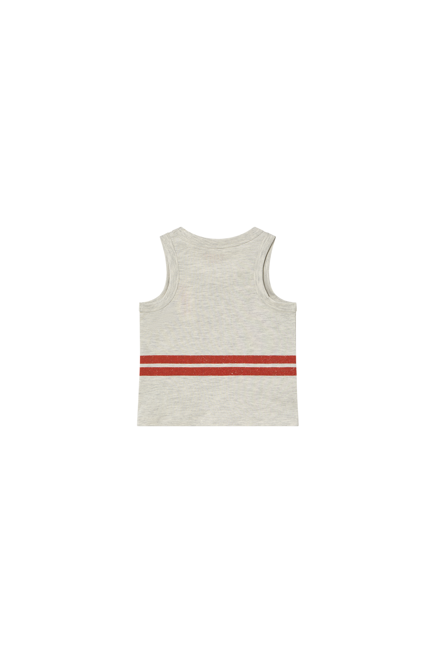 Tank Top Logo Stripes Cream/Heather TinyCottons