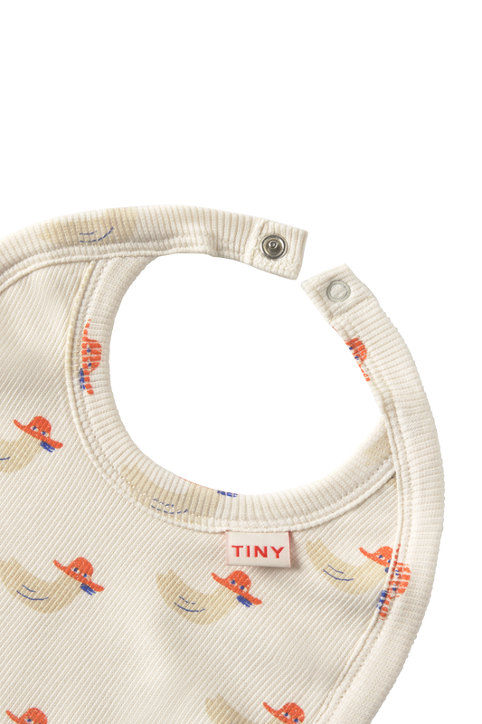 Ducks bib TinyCottons off-white
