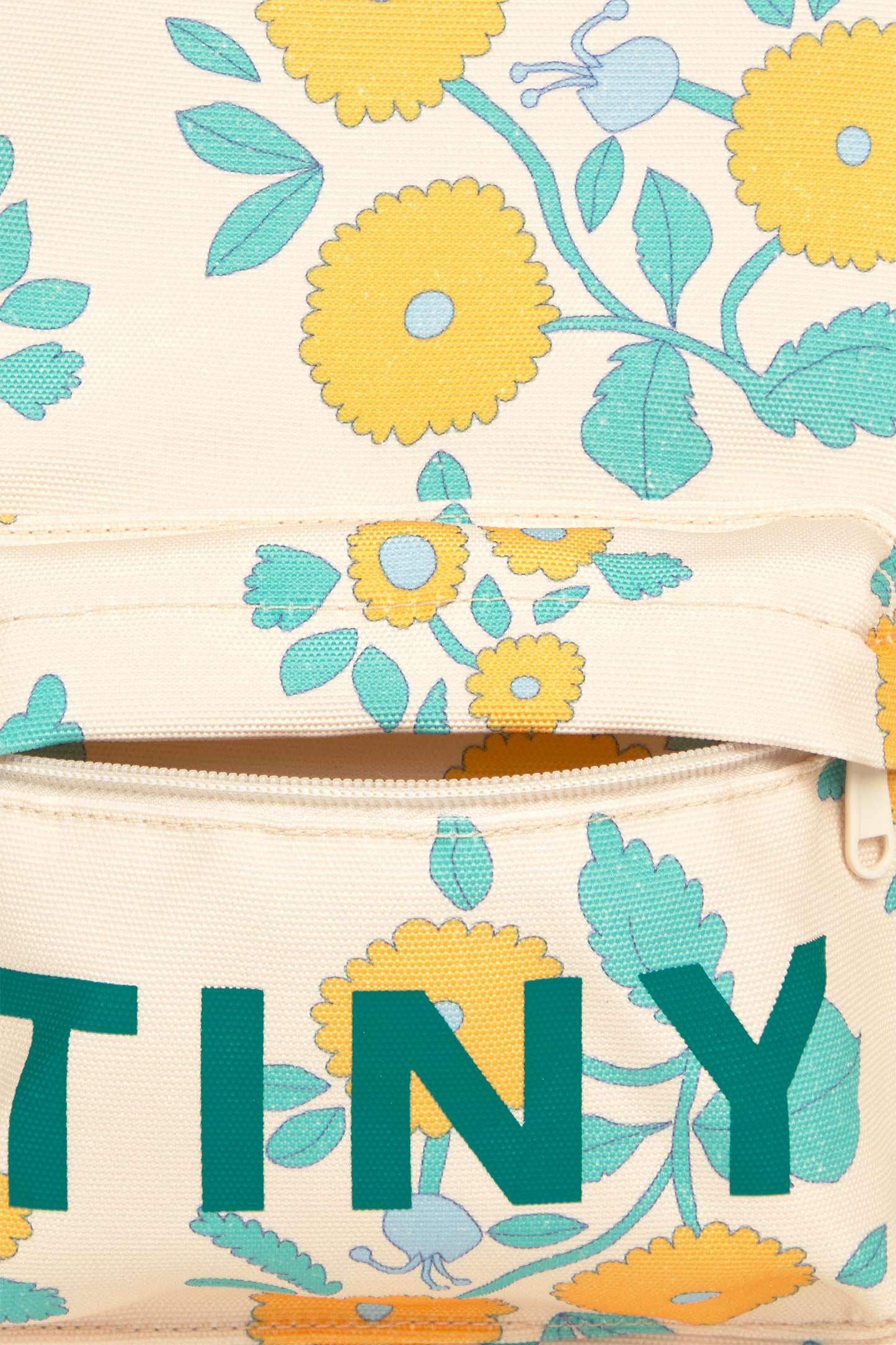 FLOWERS DUFFLE BAG dark vanilla