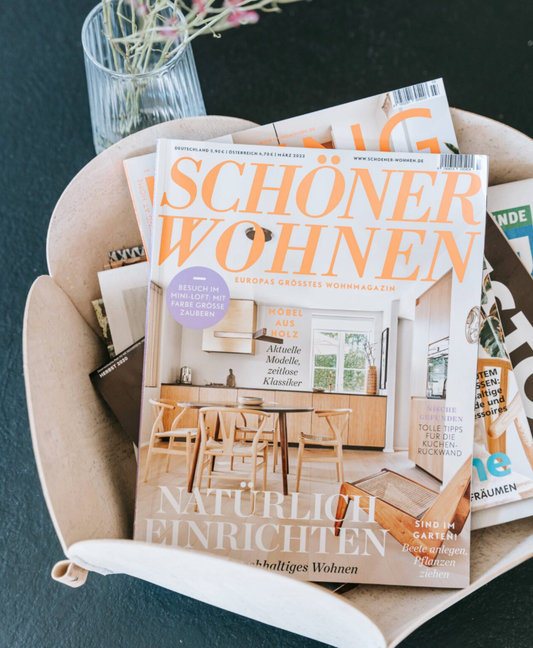 Clarissa Kork Schale Bloom Cremé Large