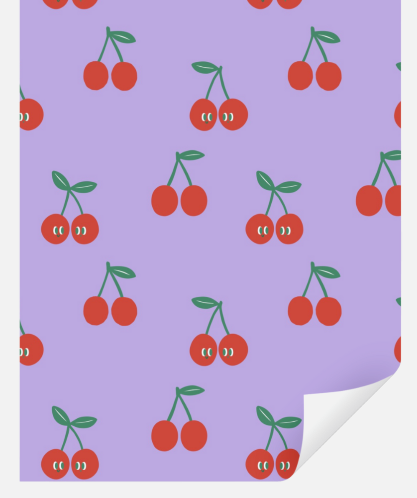 Geschenkpapier Cherries Anne Pascal