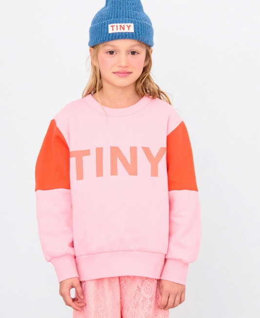 Color Block Sweater TinyCottons Pink