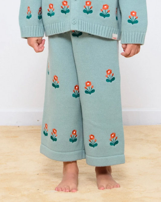 Tinycottons Flowers Baby Knitted Pant