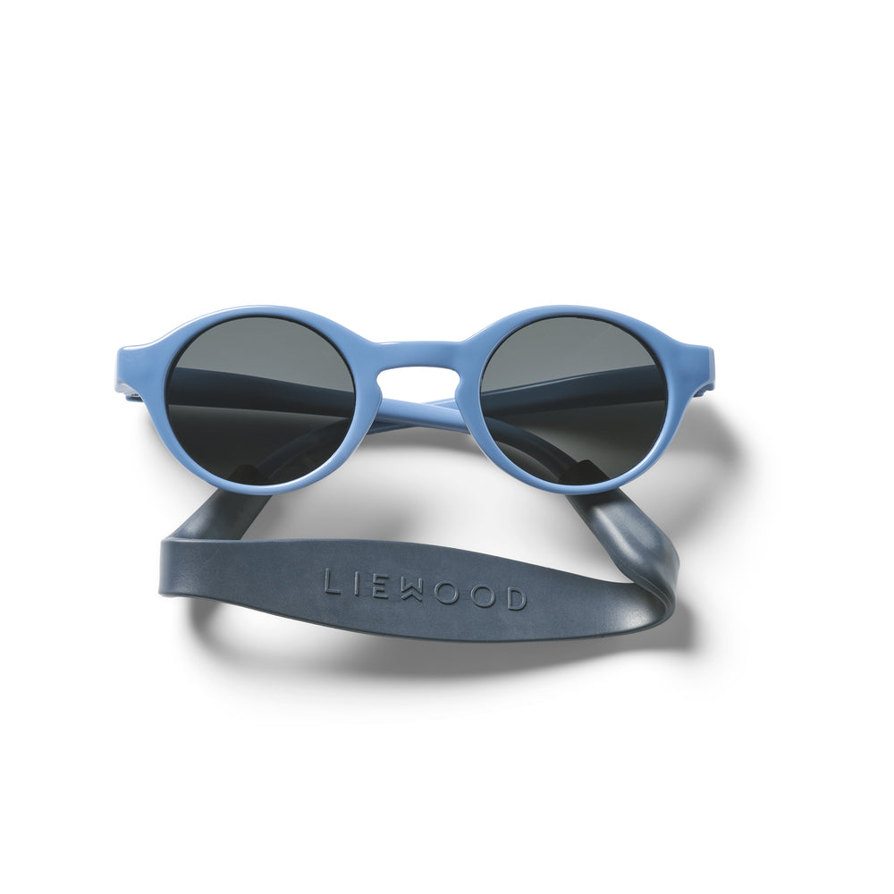 Stacey Babysonnenbrille mit Silikonband Riverside/Navy Liewood