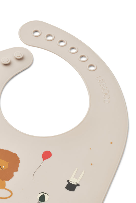 Set of 2 silicone baby bibs 🥐🍌