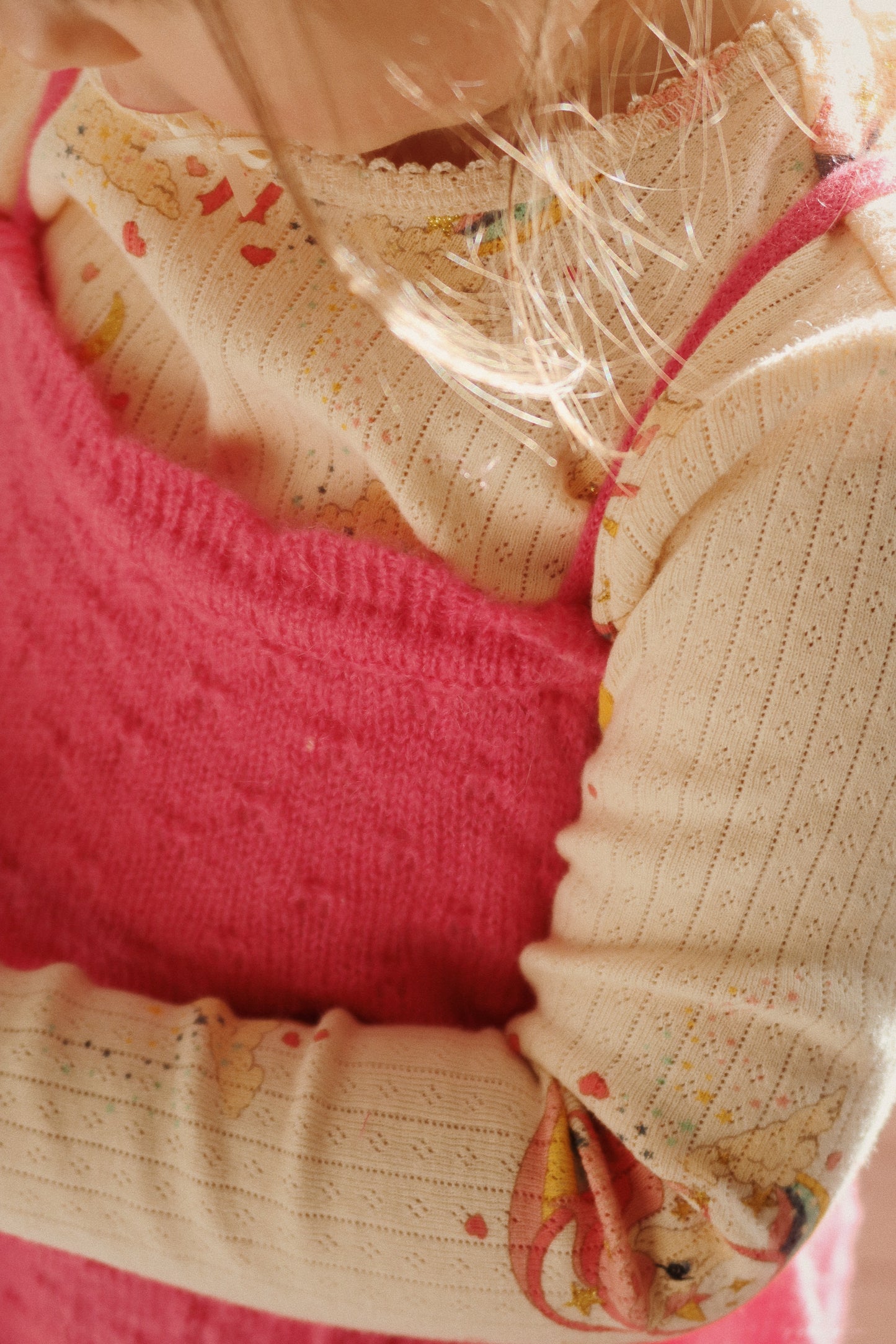 Longsleeve Minnie Glitter Blouse GOTS Einhorn 92