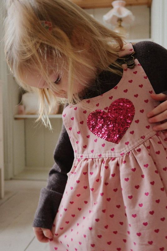 Nola Dress Berry Coeur Sequins