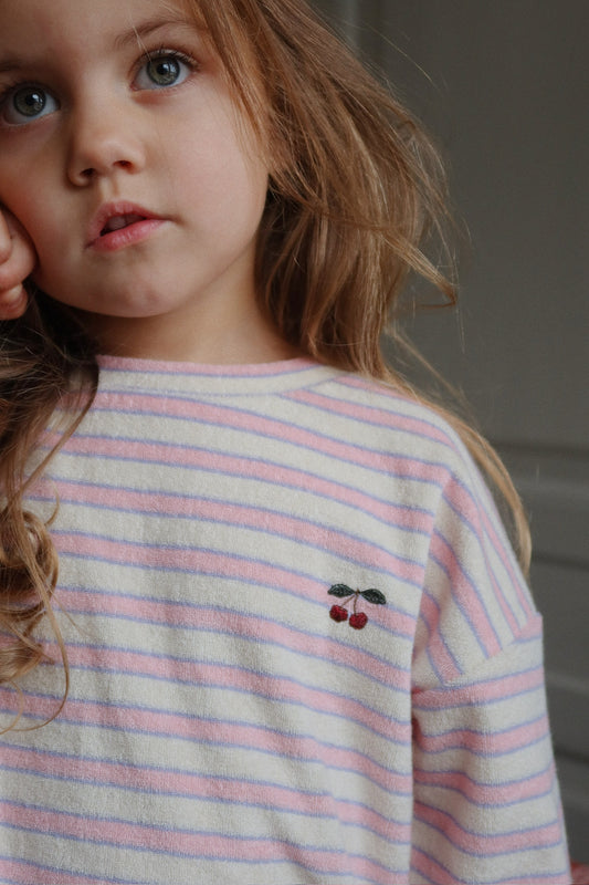 Terry cloth sweatshirt Itty “Go bananas” GOTS