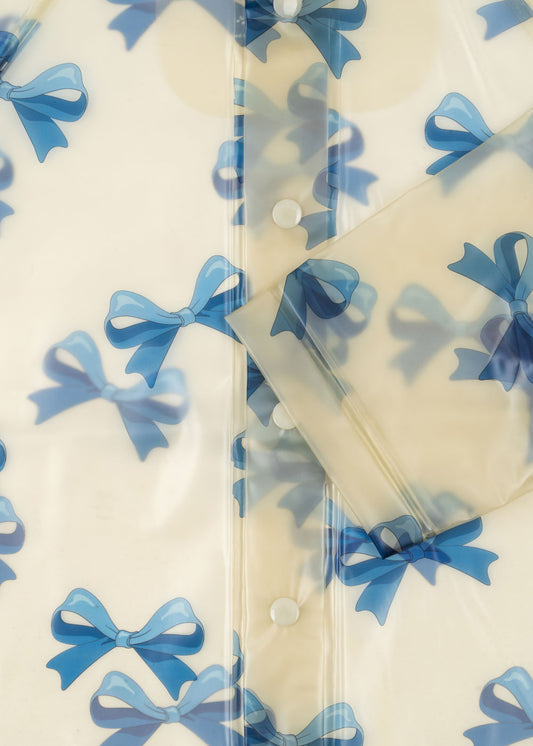 Brume Raincoat Bowie Blue Bows