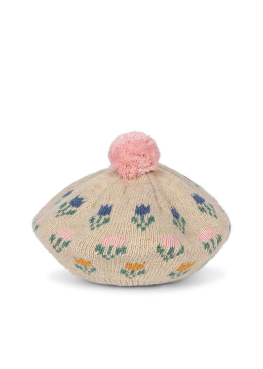 Belou Beret Merino Knit Tulipe 🌷