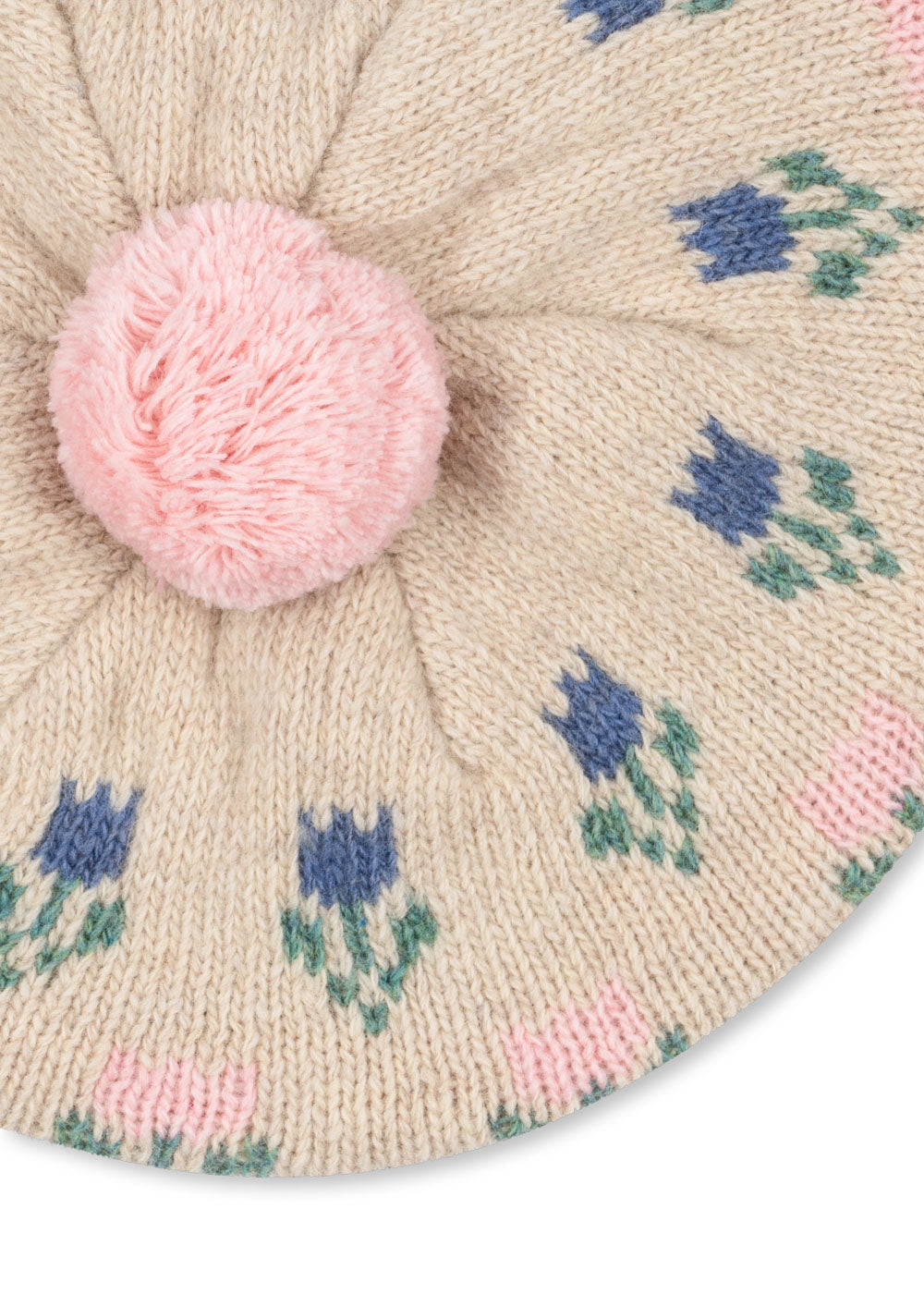 Belou Beret Merinostrick Tulipe 🌷
