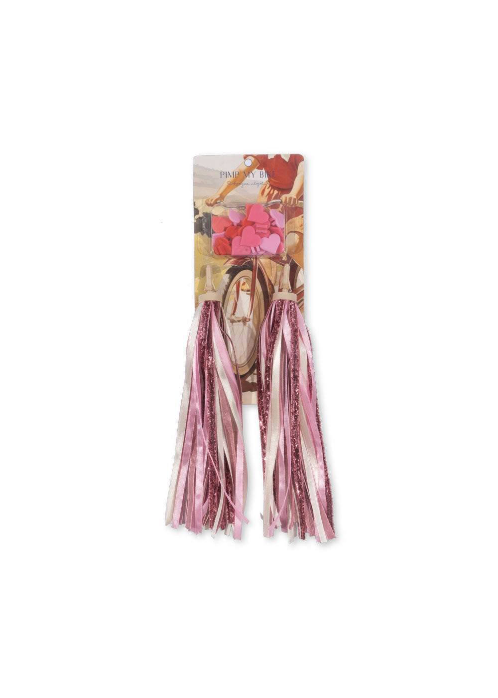 speichenclips kinderfahrrad Fahrrad Streamer und Speichenclips Pink Glitter – OrangeCherie