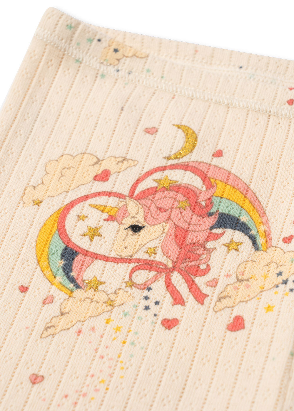 Leggings Minnie Glitter Pants GOTS Einhorn 80, 98