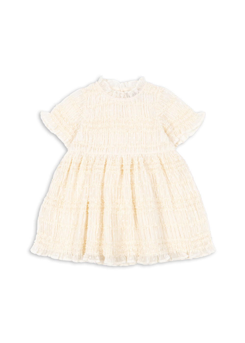 Zartes Joella Dress mit Rüschen und à pois