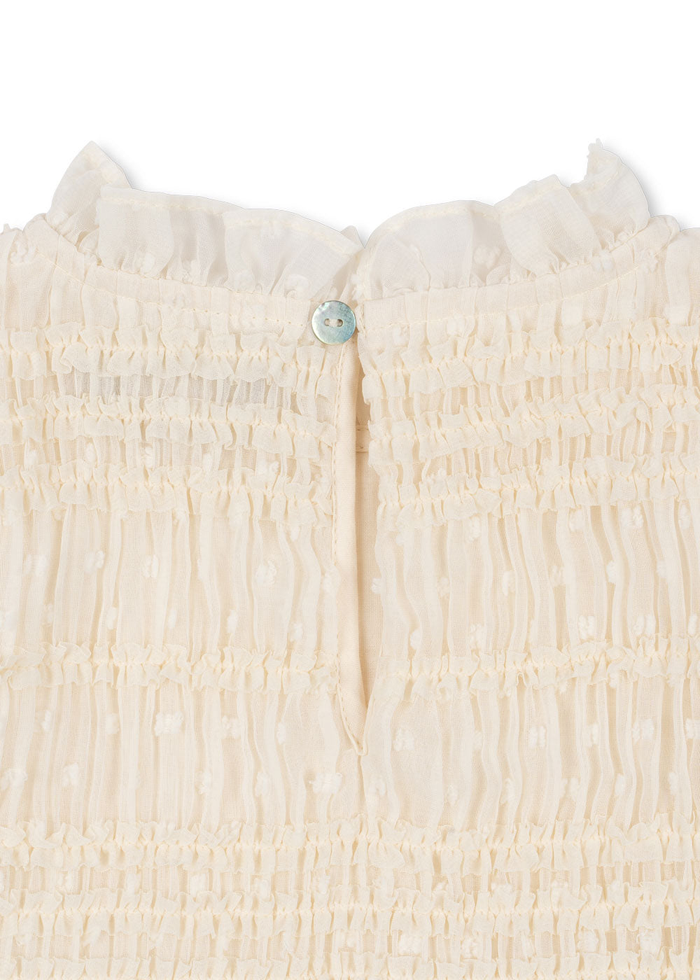 Zartes Joella Dress mit Rüschen und à pois