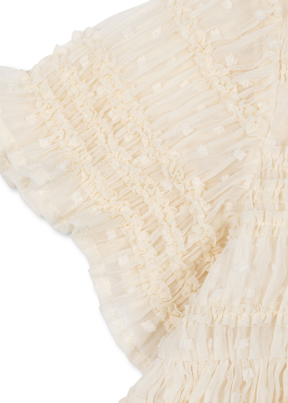 Zartes Joella Dress mit Rüschen und à pois