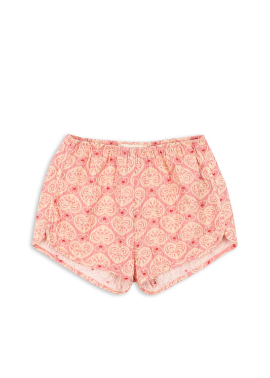 Vorderansicht Flat Ava Shorts Lacy Pink Konges Slot