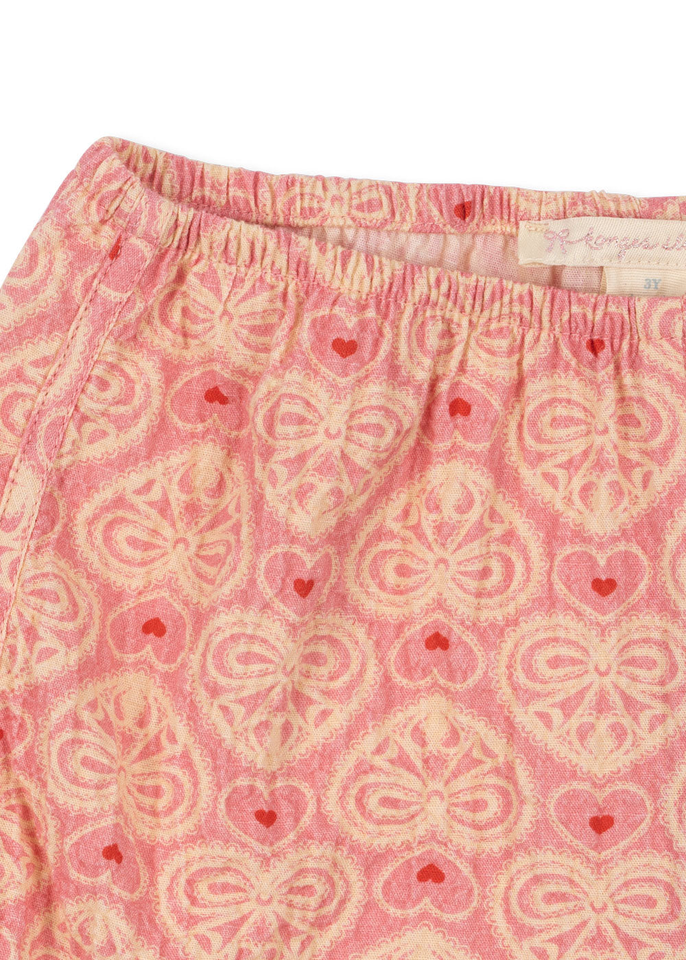 Detail Gummibund Ava Lacy Pink Shorts Konges Slojd