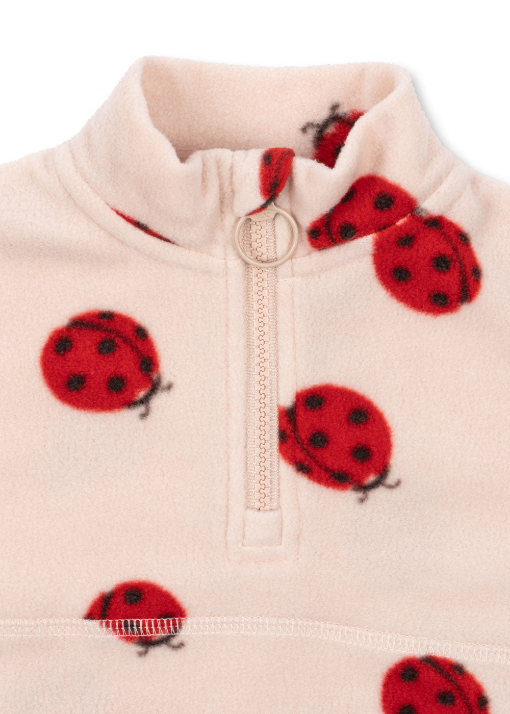 Tavi Fleece Quarter Zip Sweater Ladybug