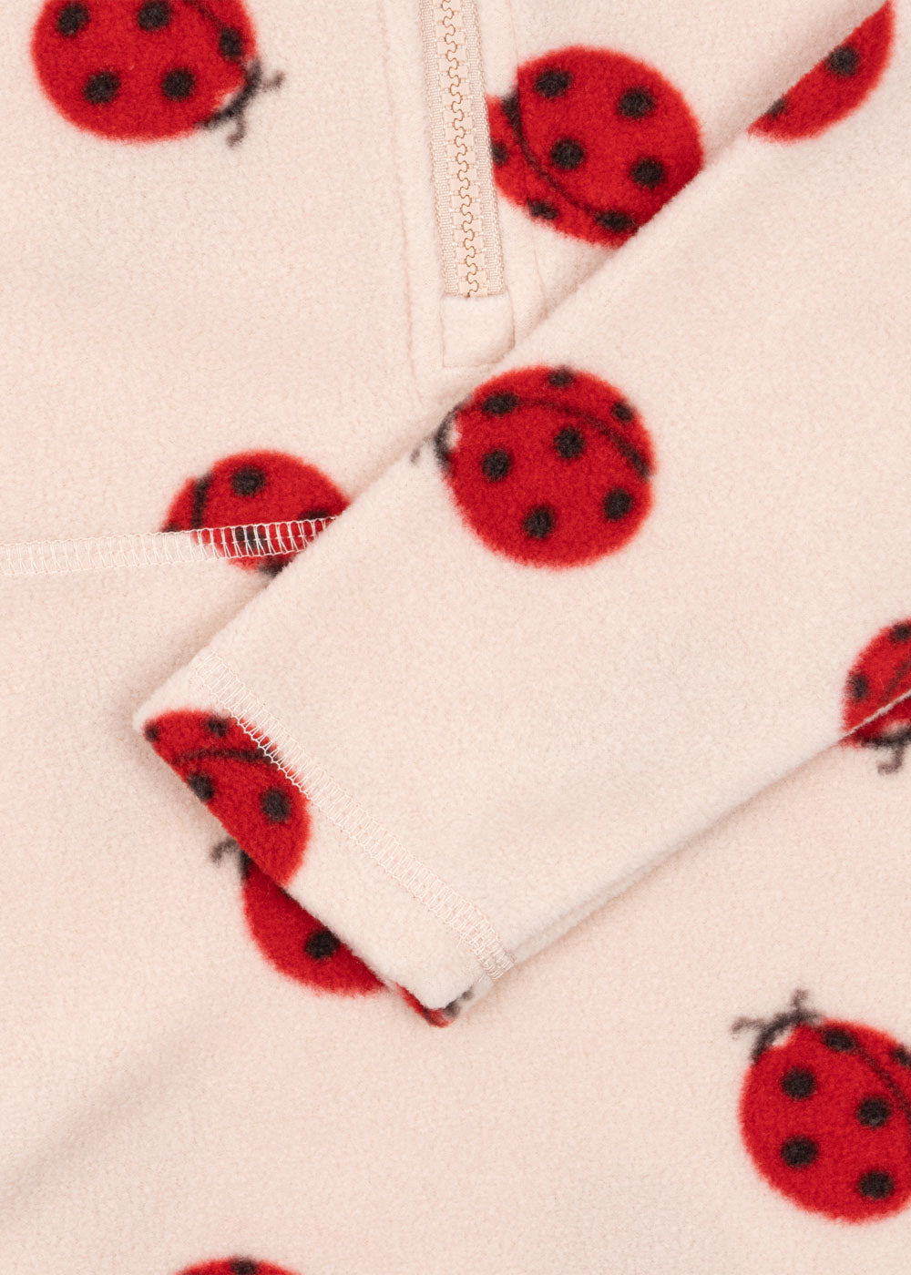 Tavi Fleece Quarter Zip Sweater Ladybug